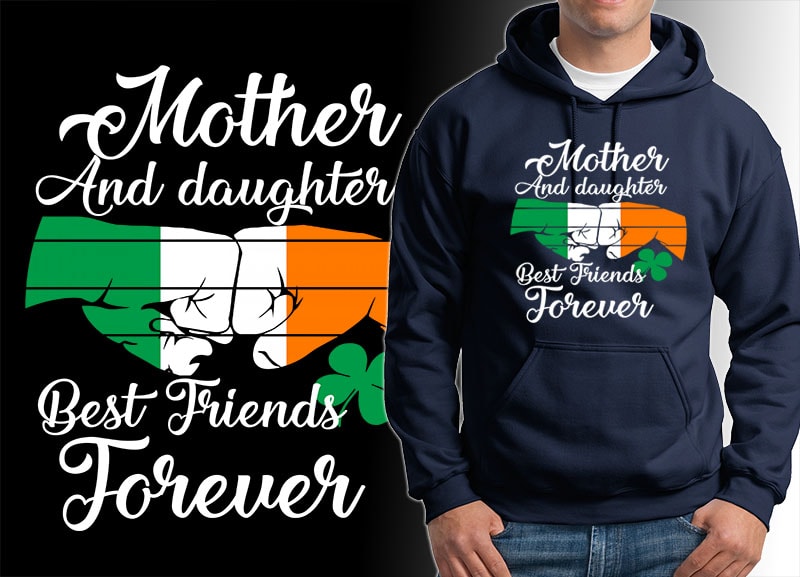 54 ST Patrick’s day irish tshirt designs bundles editable