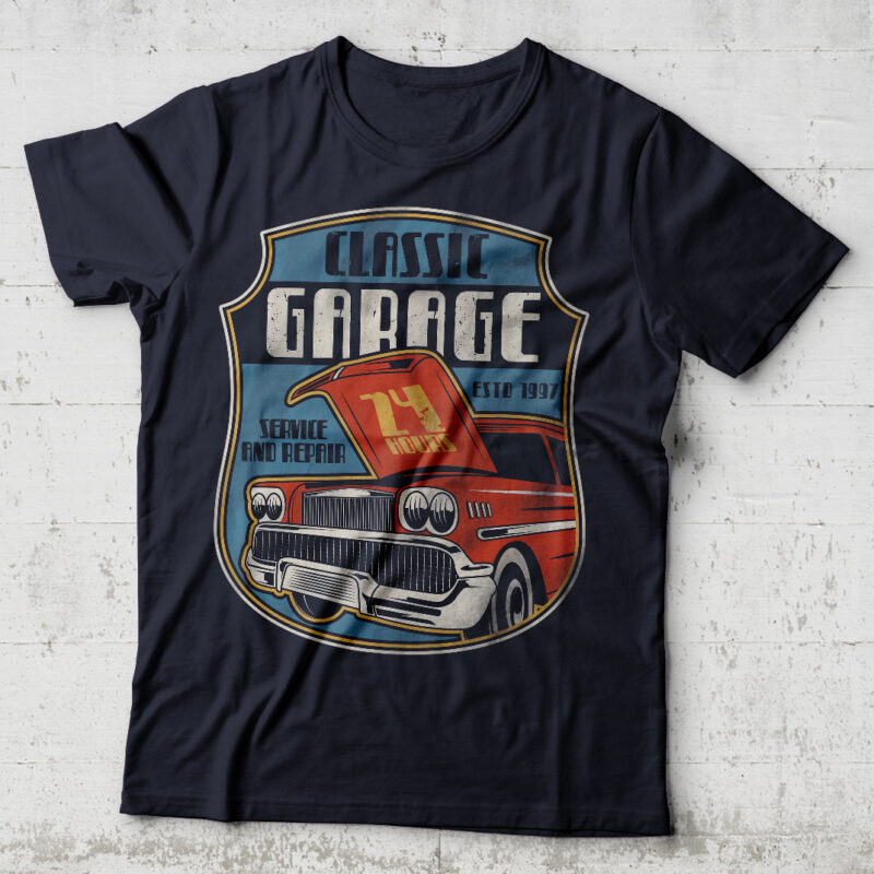 Classic Garage - Buy t-shirt designs