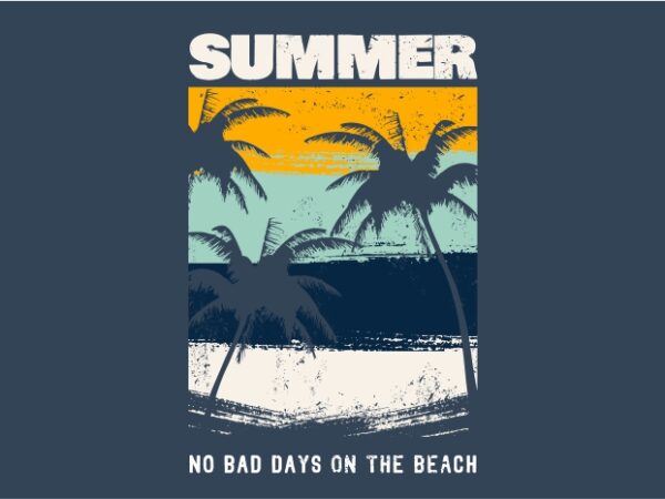 Summer t shirt template vector