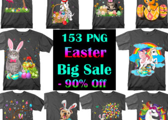 Easter 153 PNG Bundle, Bundle Easter, Happy Easter Day, Easter t shirt design