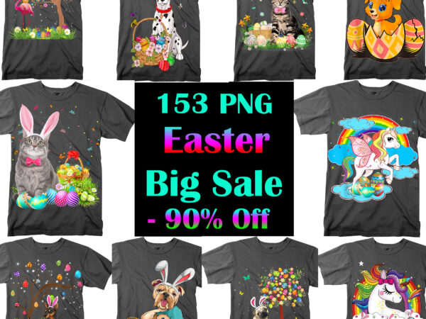 Easter 153 png bundle, bundle easter, happy easter day, easter t shirt design