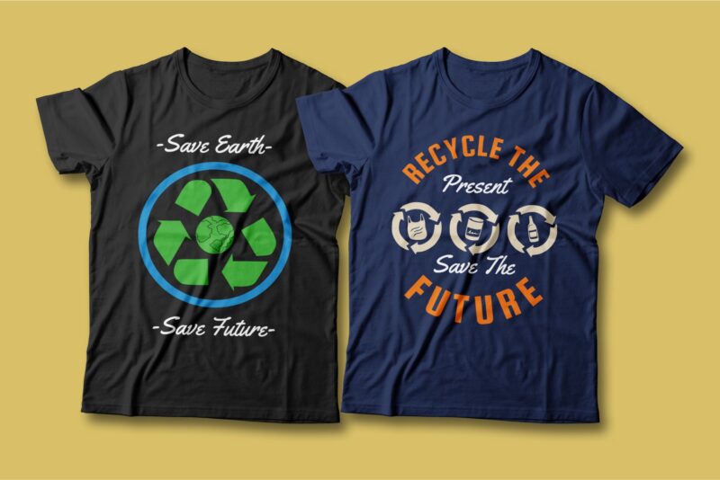 Earth day creative slogan t shirt designs Bundle vector editable. Earth day quotes t-shirt design bundle, Earth day t shirt, Earth day quote, Environment slogan and quote, vector t shirt design pack collection