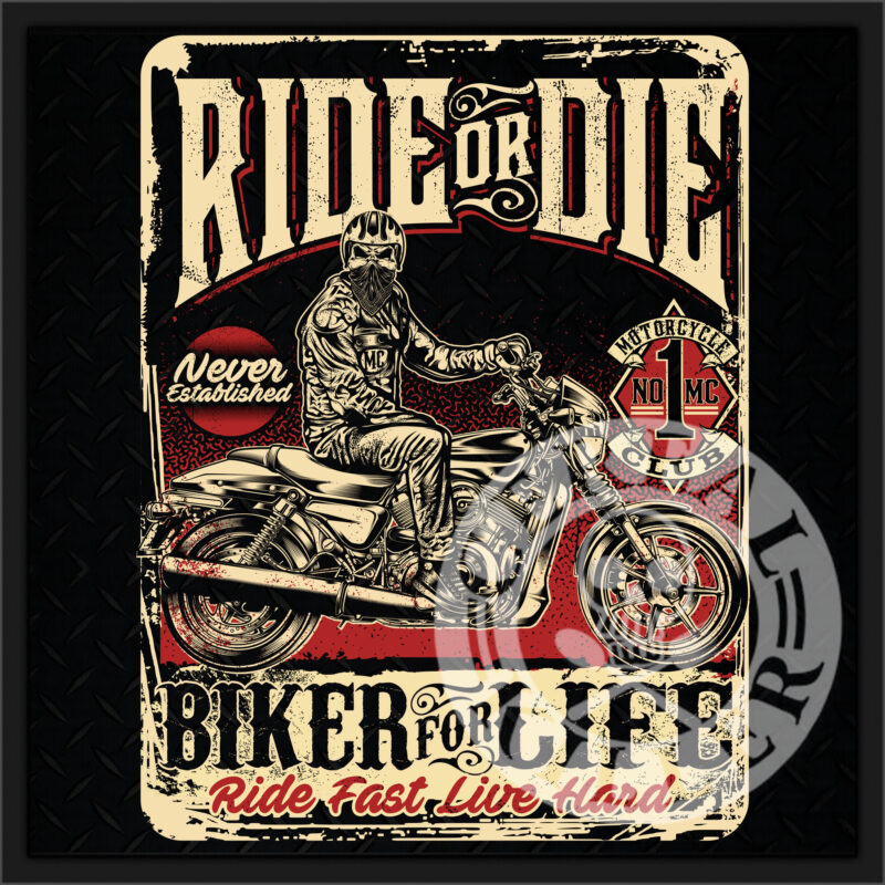 t-shirt vector Bikers, Rockabilly, Vintage Race Bundle vol 3