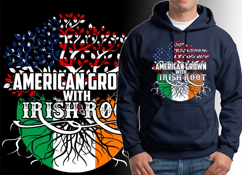 54 ST Patrick’s day irish tshirt designs bundles editable