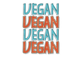 vegan t shirt vector art