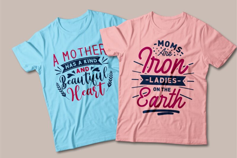 Mom t-shirt designs quotes bundle, Mother's day quotes SVG bundle, Mom ...