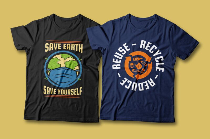 Earth day creative slogan t shirt designs Bundle vector editable. Earth day quotes t-shirt design bundle, Earth day t shirt, Earth day quote, Environment slogan and quote, vector t shirt design pack collection