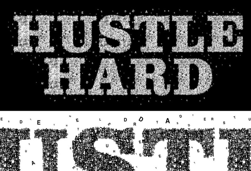 hustle t shirt design bunsle graphic, vector, illustration inspirational motivational hustle quotes, hustle slogans lettering typography