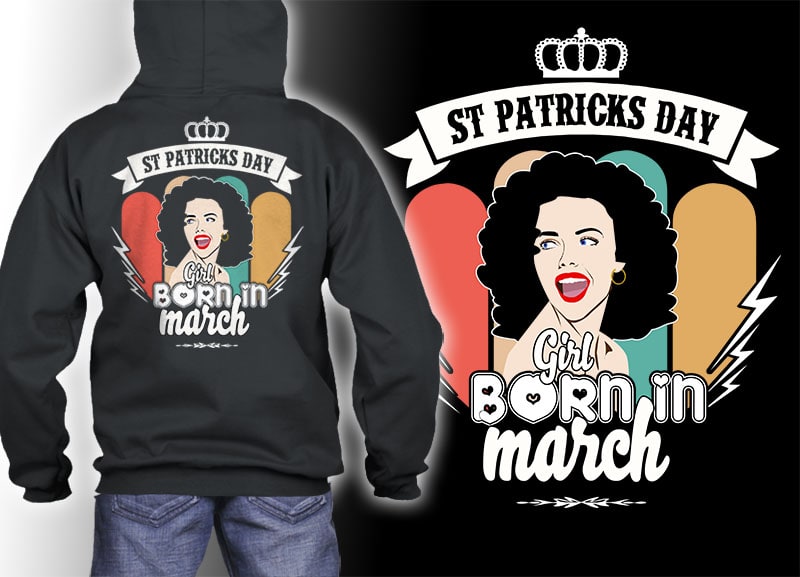 54 ST Patrick’s day irish tshirt designs bundles editable