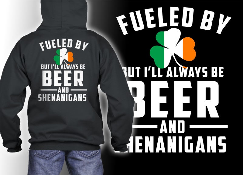 54 ST Patrick’s day irish tshirt designs bundles editable