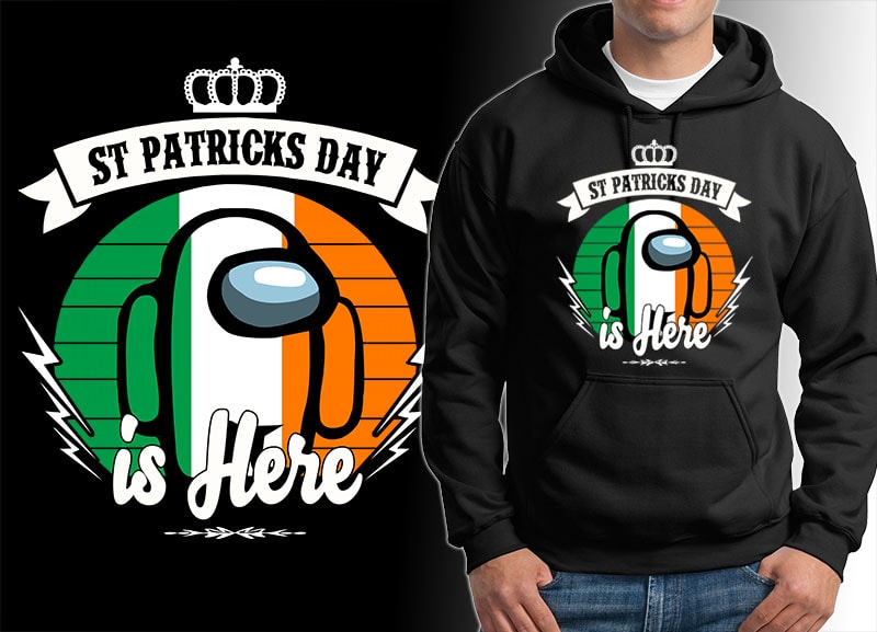 54 ST Patrick’s day irish tshirt designs bundles editable