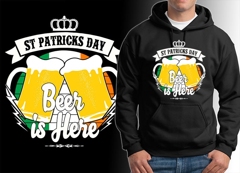 54 ST Patrick’s day irish tshirt designs bundles editable