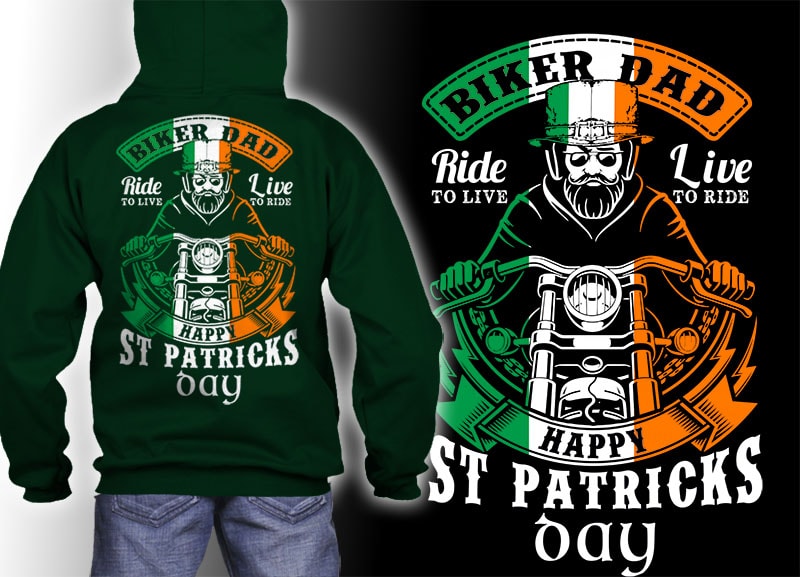 54 ST Patrick’s day irish tshirt designs bundles editable