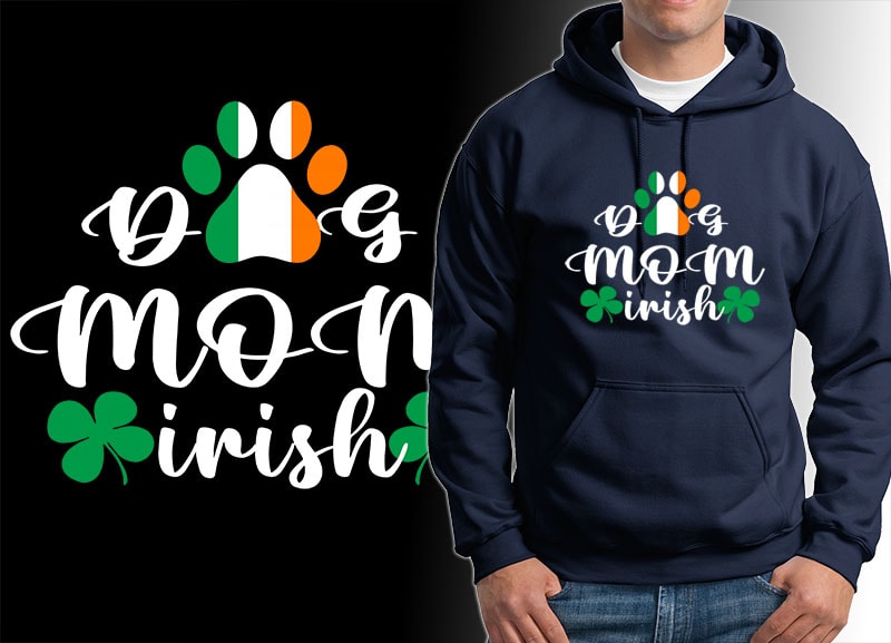 54 ST Patrick’s day irish tshirt designs bundles editable