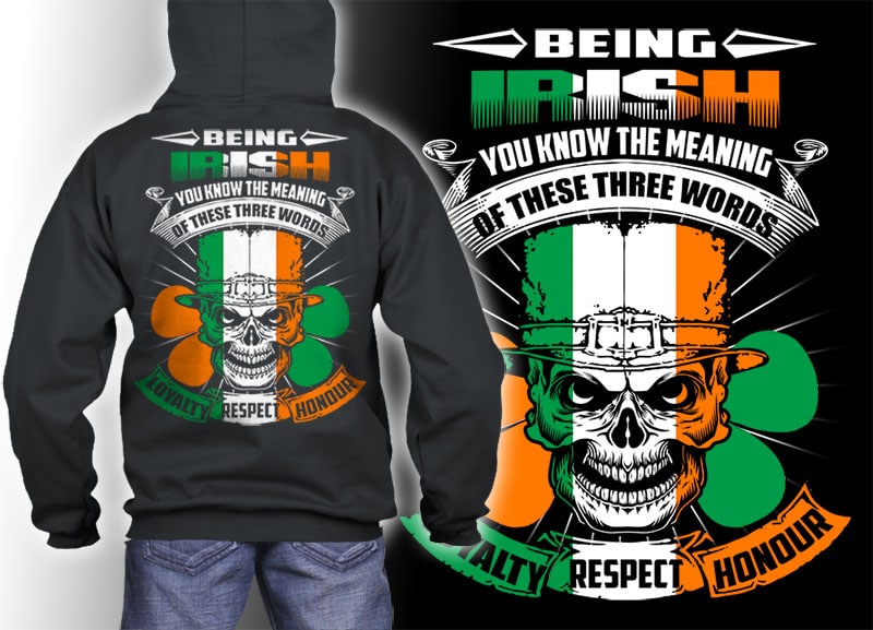 54 ST Patrick’s day irish tshirt designs bundles editable