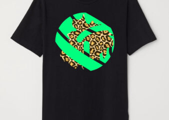 Green cheetah skin colorful design