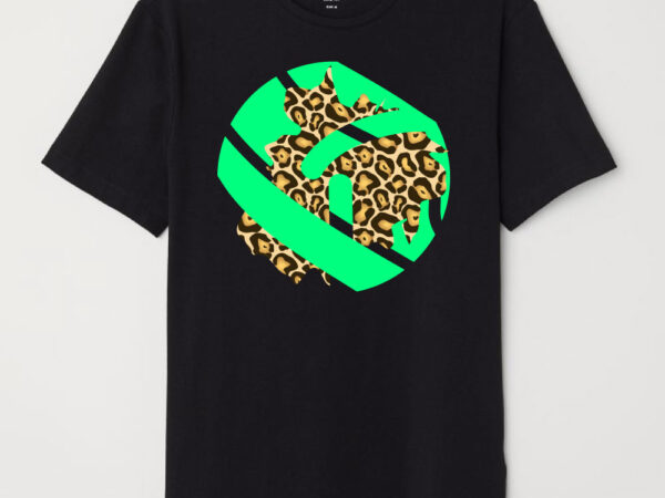 Green cheetah skin colorful design