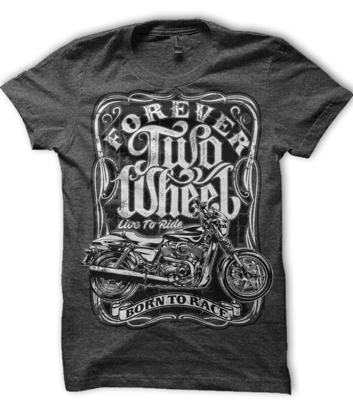 t-shirt vector Bikers, Rockabilly, Vintage Race Bundle vol 3