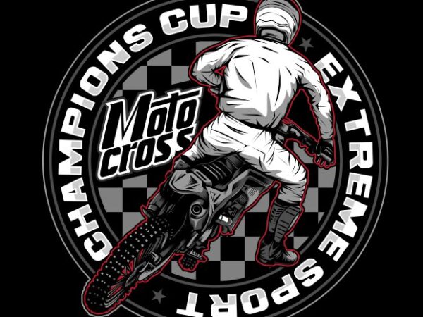 Motocross 1 t shirt designs for sale