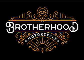 Brotherhood Motorcycle 1 t shirt template