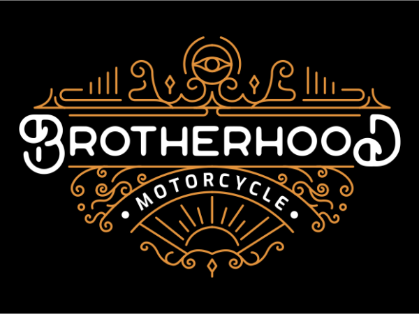 Brotherhood motorcycle 1 t shirt template