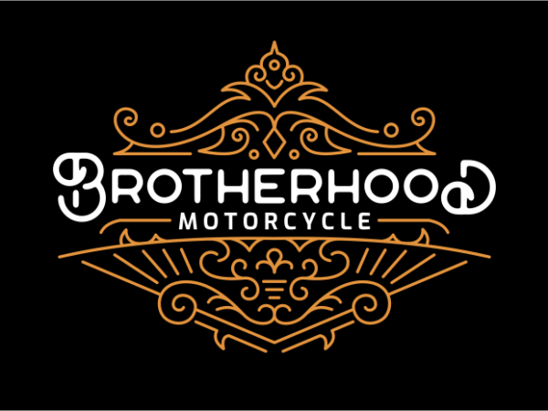 Brotherhood motorcycle 3 t shirt template
