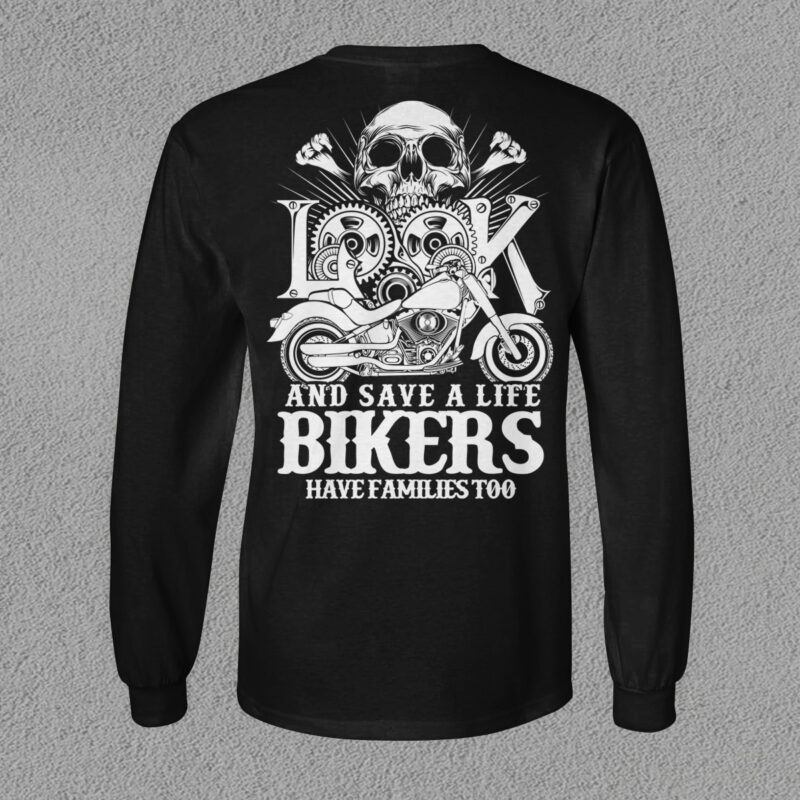 10 biker white on dark