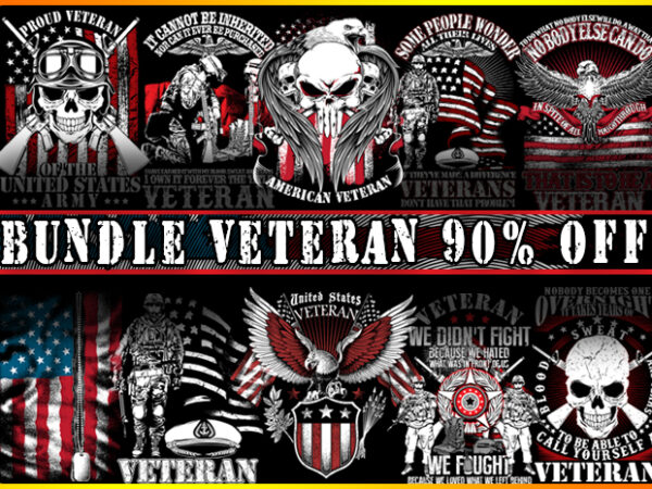 Veteran bundle t shirt vector art