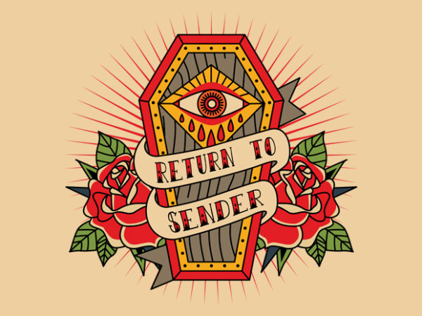 Return to sender t shirt design online