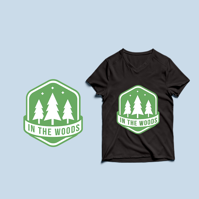 In the Woods – adventure tshirt designs , mountain tshirt designs , camping tshirt designs , adventure svg bundle, camping svg , mountain eps – commercial use