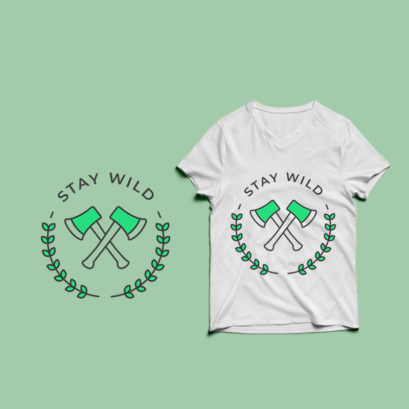 Stay Wild – adventure tshirt designs , mountain tshirt designs , camping tshirt designs , adventure svg bundle, camping svg , mountain eps – commercial use