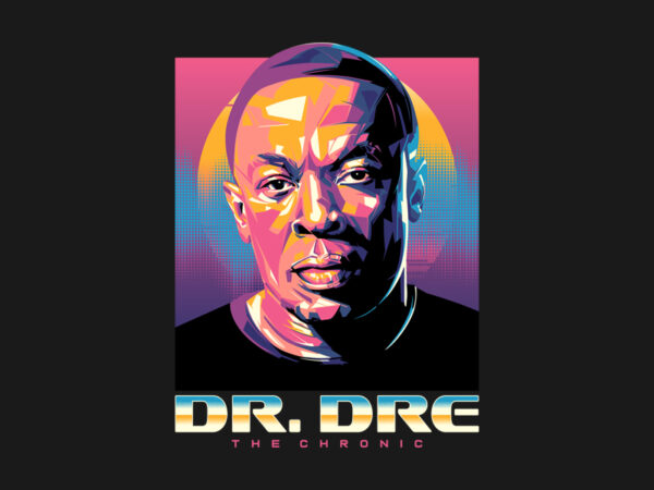 Dr. dre the chronic t shirt vector illustration