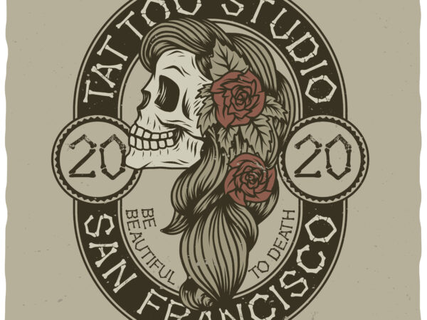 Tattoo studio t shirt designs for sale