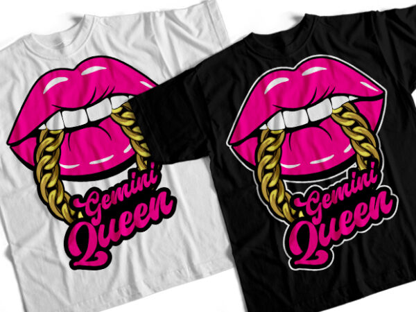 Gemini queen t-shirt design