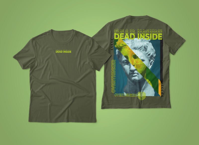 uren Monograph Kassér DEAD INSIDE - TSHIRT DESIGN Streetwear - Buy t-shirt designs