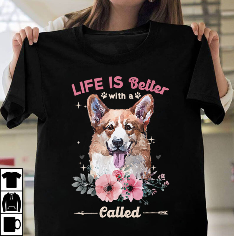 1 DESIGN 50 VERSIONS – DOGS Life is better with a dog called