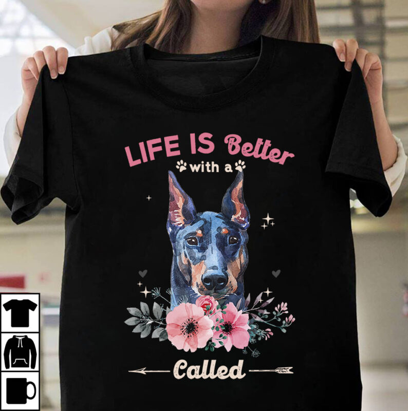 1 DESIGN 50 VERSIONS – DOGS Life is better with a dog called