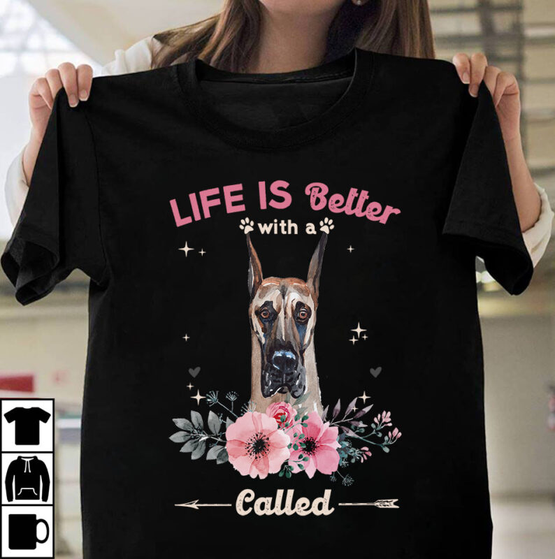 1 DESIGN 50 VERSIONS – DOGS Life is better with a dog called