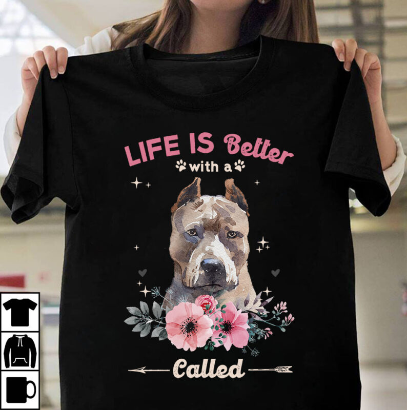 1 DESIGN 50 VERSIONS – DOGS Life is better with a dog called