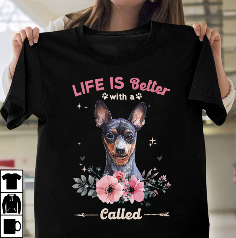 1 DESIGN 50 VERSIONS – DOGS Life is better with a dog called