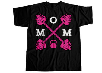 Mom gym T-Shirt Design