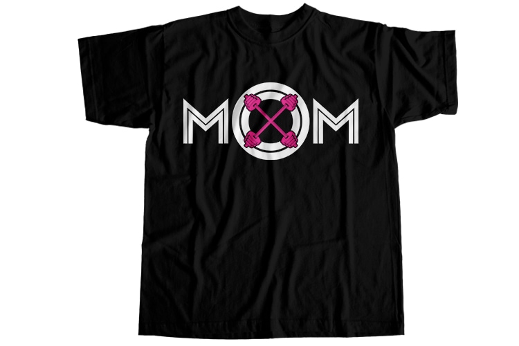 Mom gym T-Shirt Design