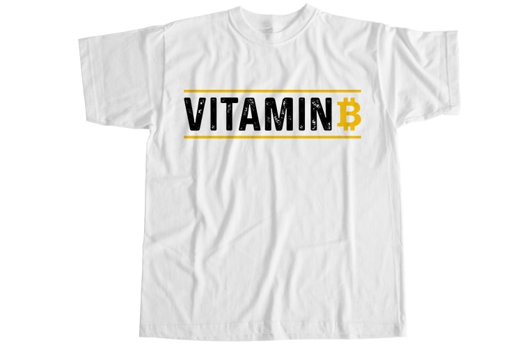 Bitcoin vitamin b T-Shirt Design