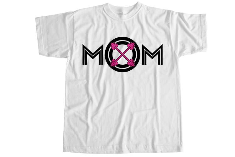 Mom gym T-Shirt Design