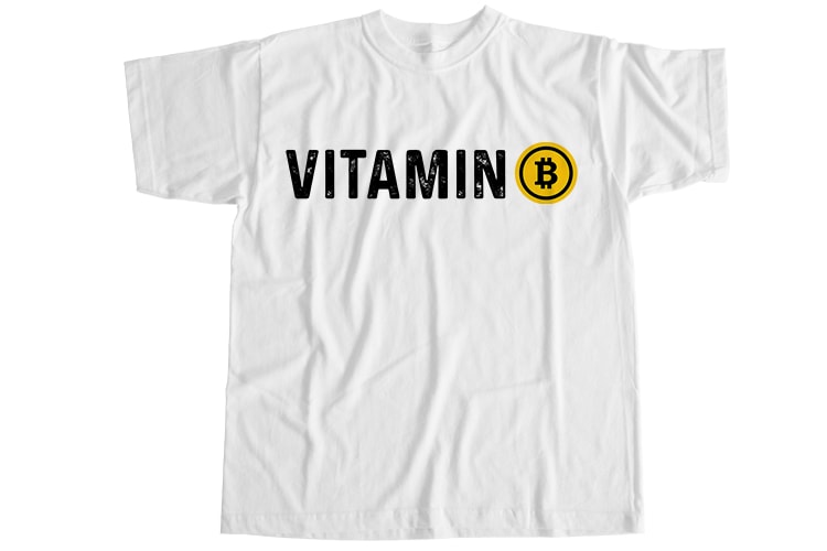Bitcoin vitamin b T-Shirt Design