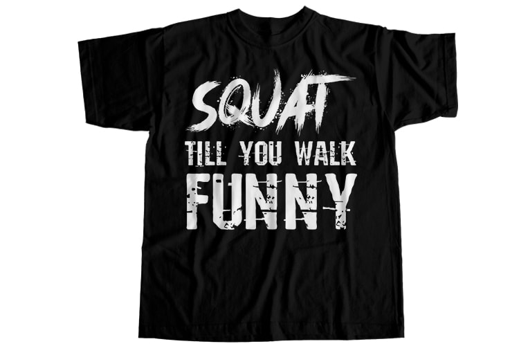 Gym T-Shirt Design Bundle