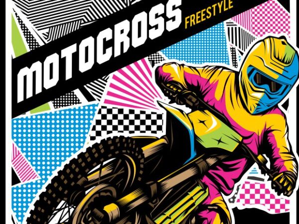 Motocross 3 t shirt designs for sale