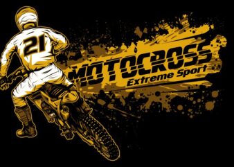 Motocross 6 t shirt designs for sale