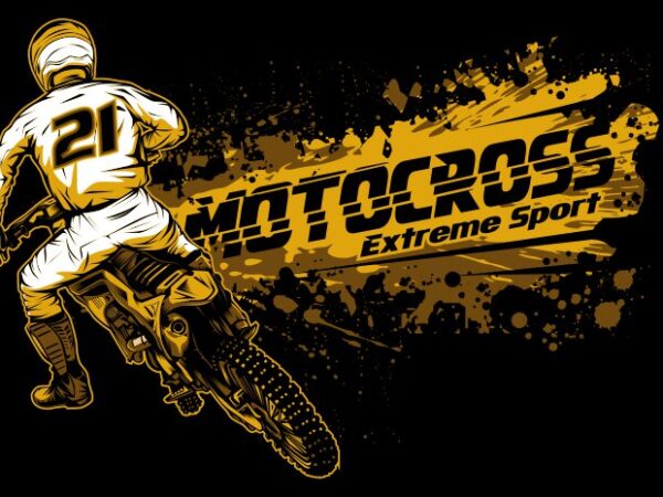 Motocross 6 t shirt designs for sale