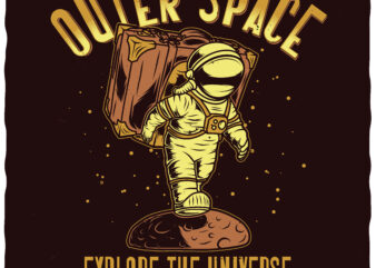 Outer Space t shirt design online